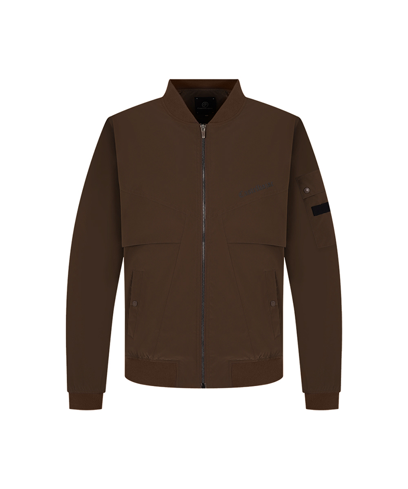 Castelbajac Men's Black Lined Cut-Out Blouson Jumper - Brown