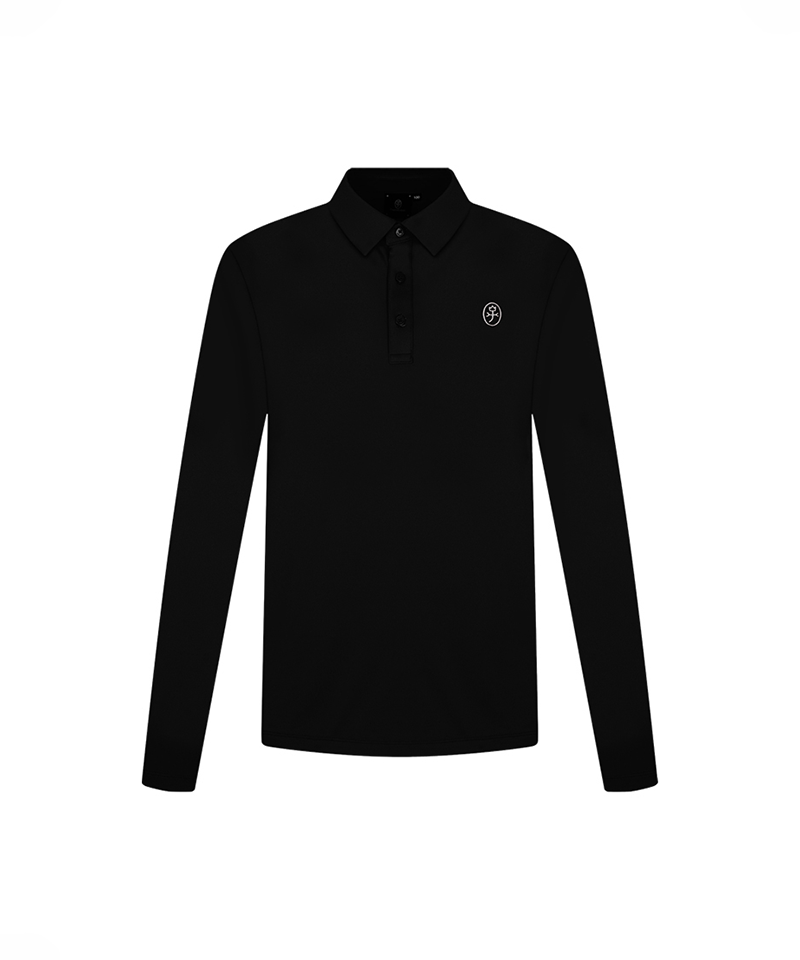 Castelbajac Men's Basic Collared T-Shirt - Black