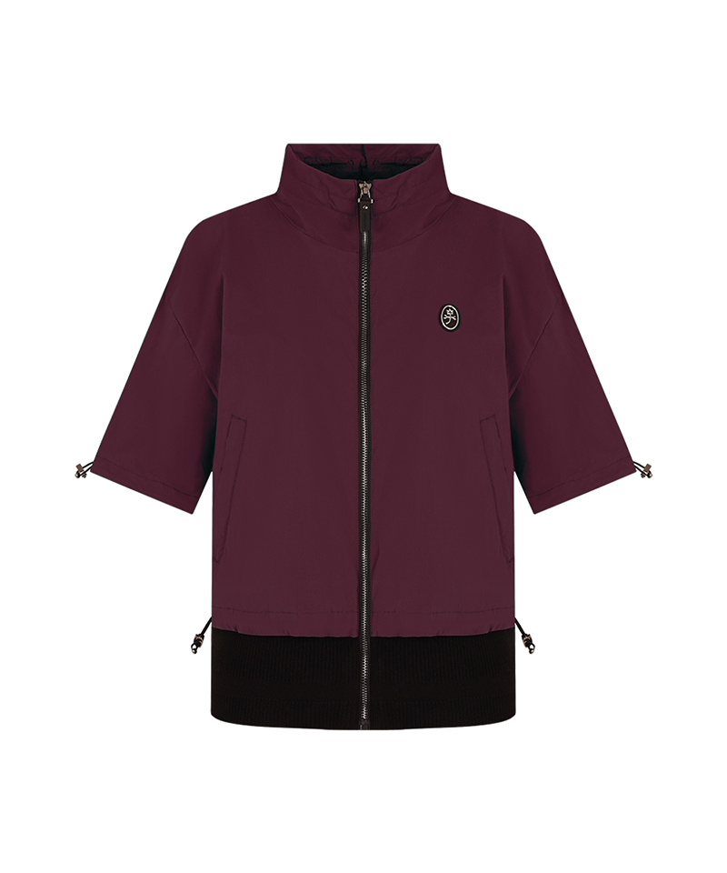 Castelbajac Women's String Zip-Up Short-Sleeve Vest - Purple