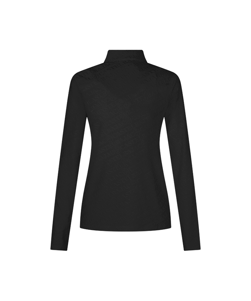 Castelbajac Women's Character Point Jacquard Collar T-Shirt - Black