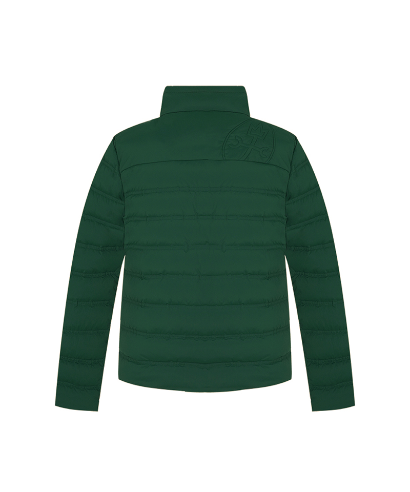 Men's Lightweight Duck Down Padded Jumper - Green