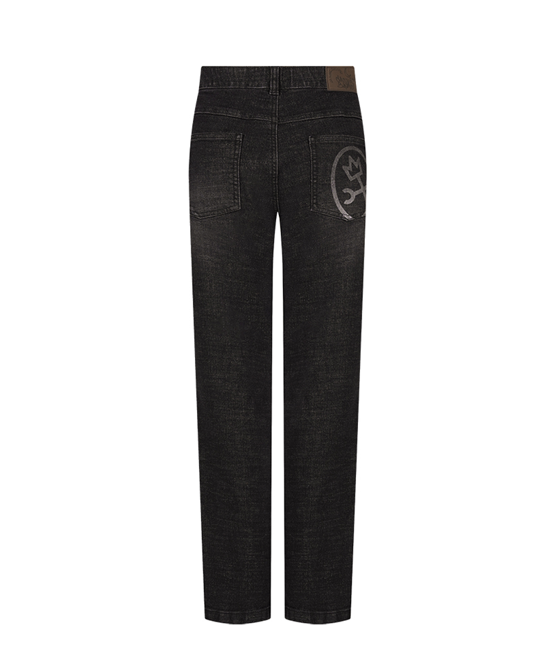 Castelbajac Men's Pocket Point Denim Pants - Black