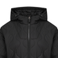Castelbajac Women's Black Line Quilted Hooded Long Padded Jumper - Black