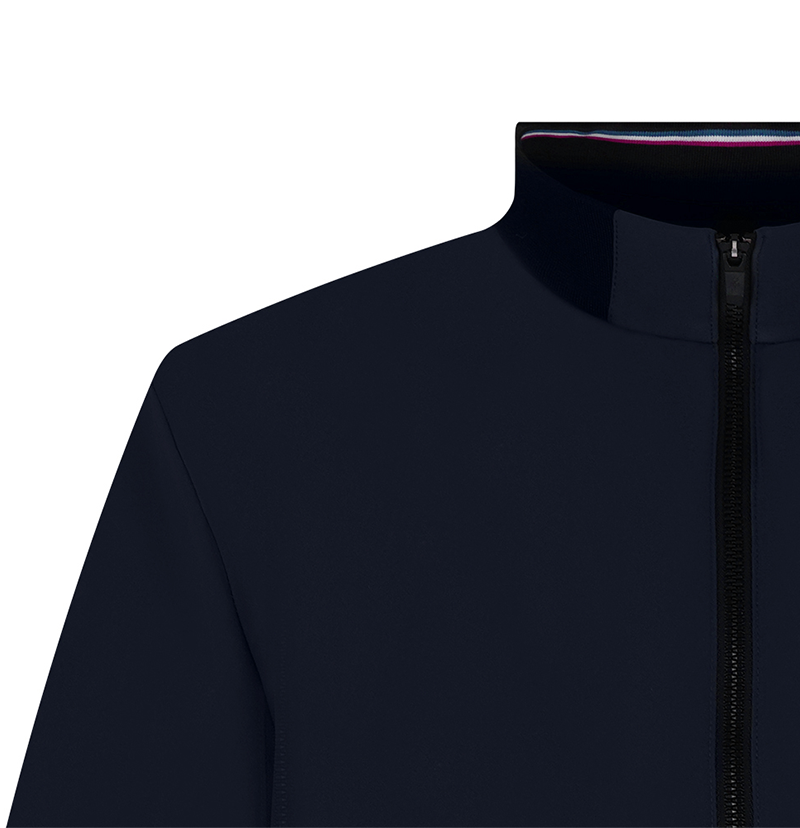 Castelbajac Men's Sleeve Pocket Bomber Jumper - Navy