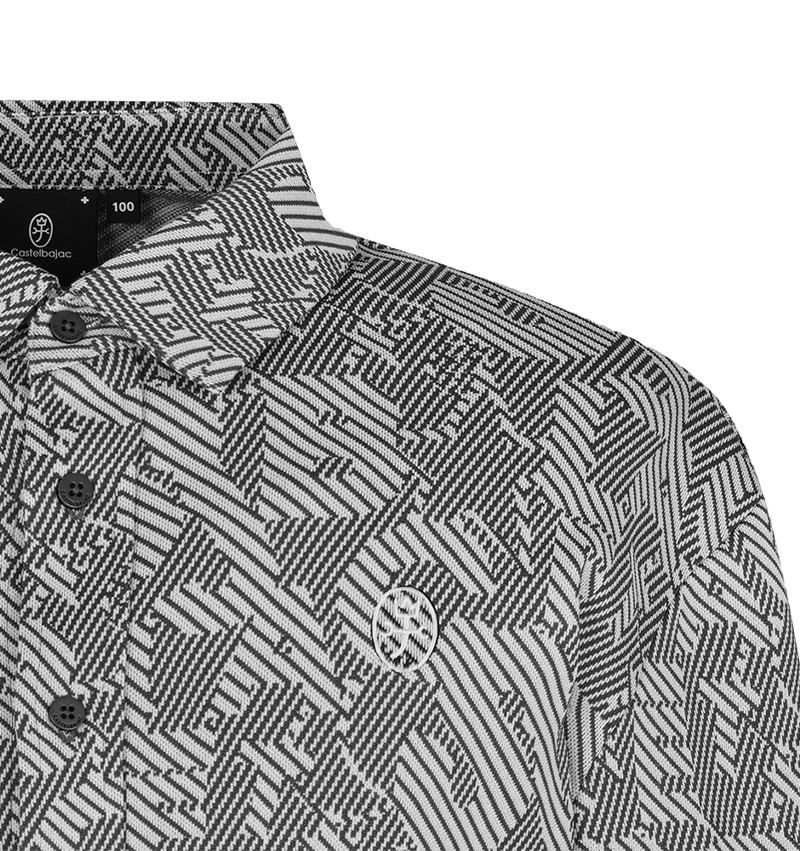 Castelbajac Men's Artwork Print Shirt - Black