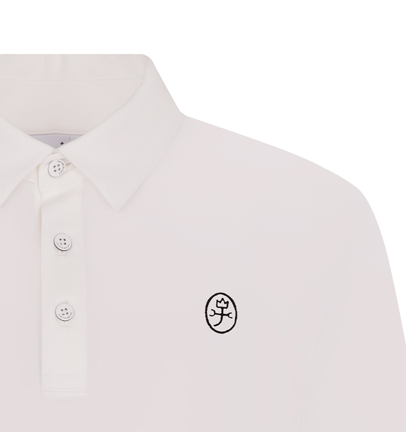 Castelbajac Men's Basic Collared T-Shirt - White