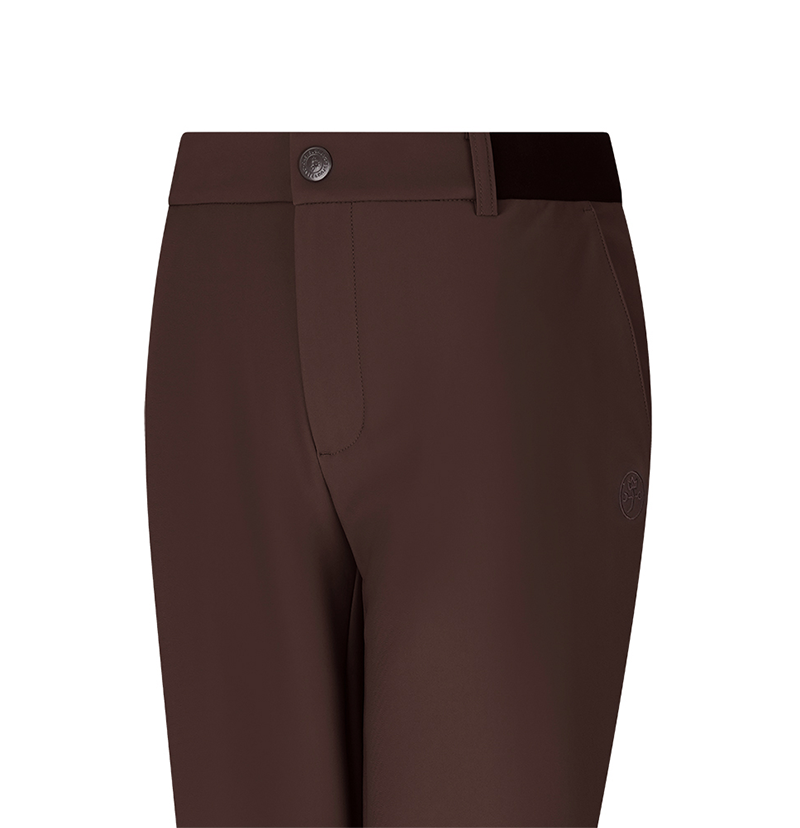Castelbajac Men's Side Band Standard Fit Pants - Brown
