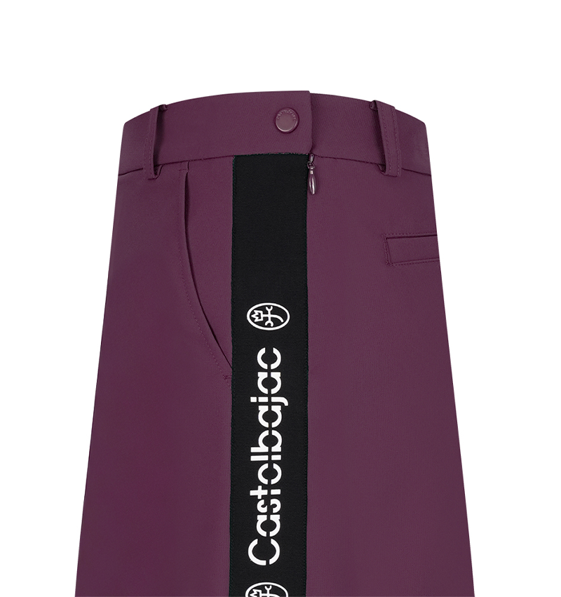 Castelbajac Women's Side Logo Culottes - Purple
