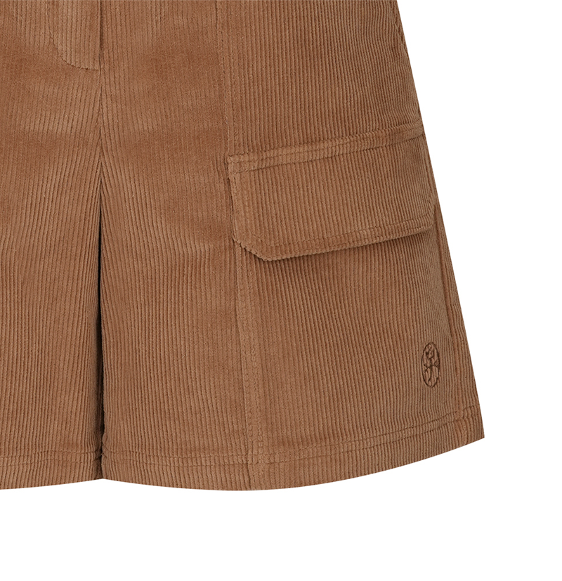Castelbajac Women's Corduroy Shorts - Beige
