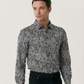 Castelbajac Men's Artwork Print Shirt - Black